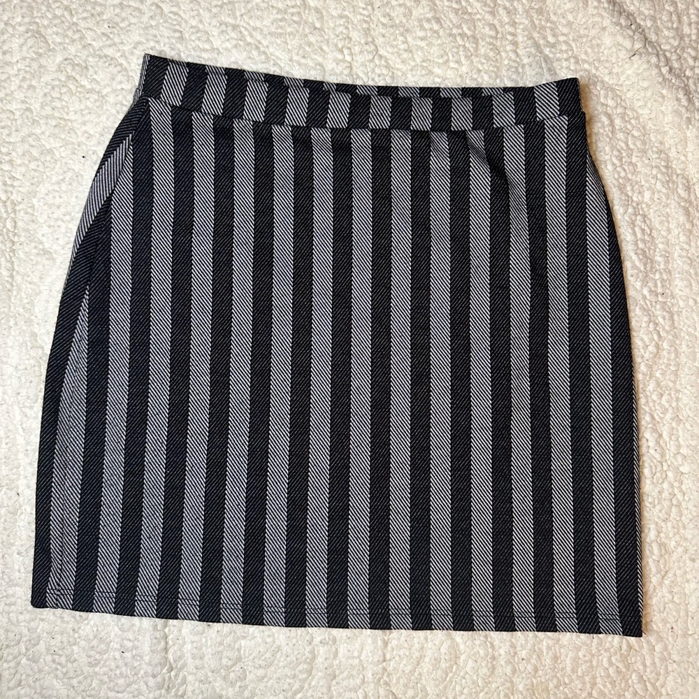 Striped Mini Skirt